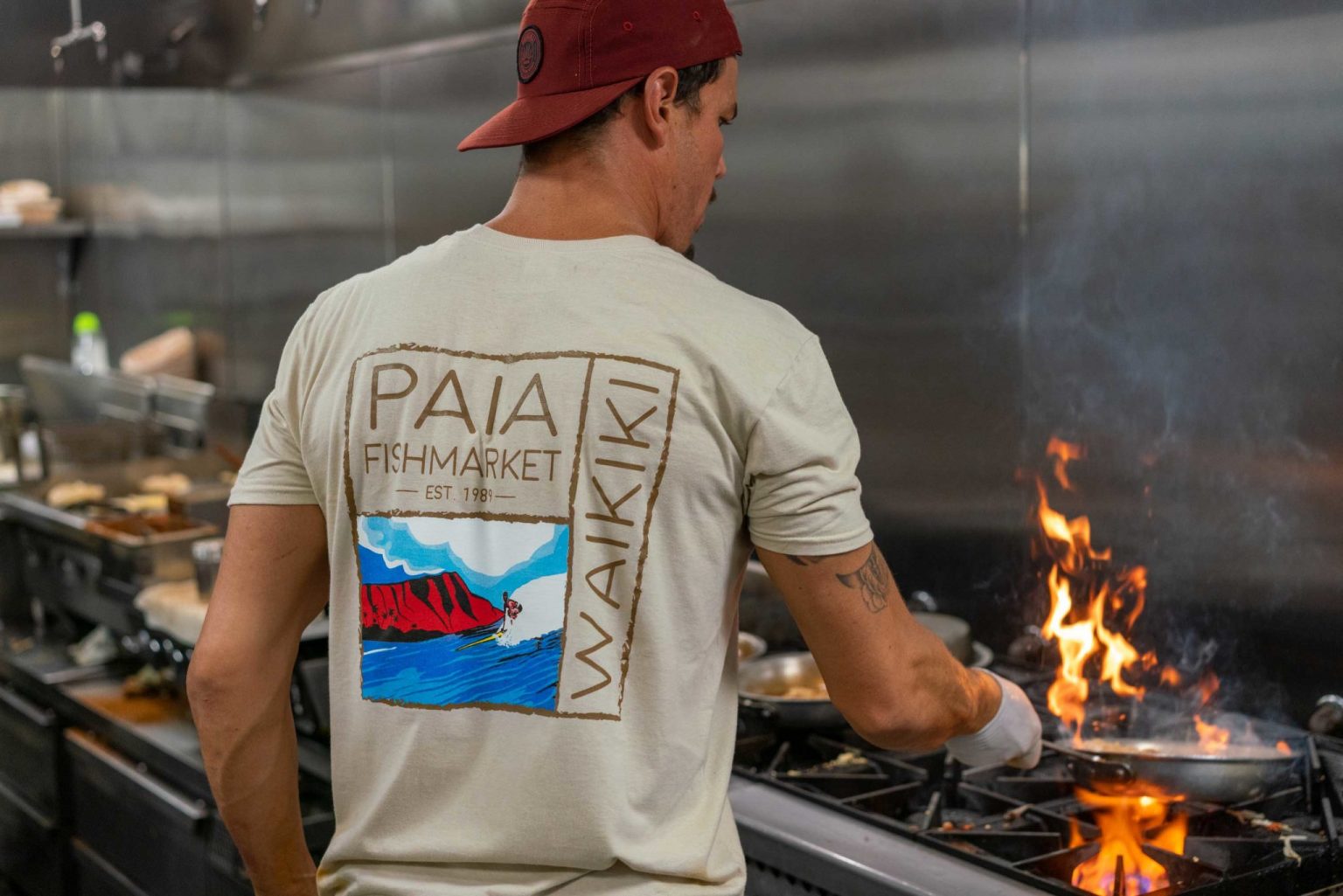 Onde comer em Waikiki (Hawaii) Paia Fish Market Juny Pelo Mundo